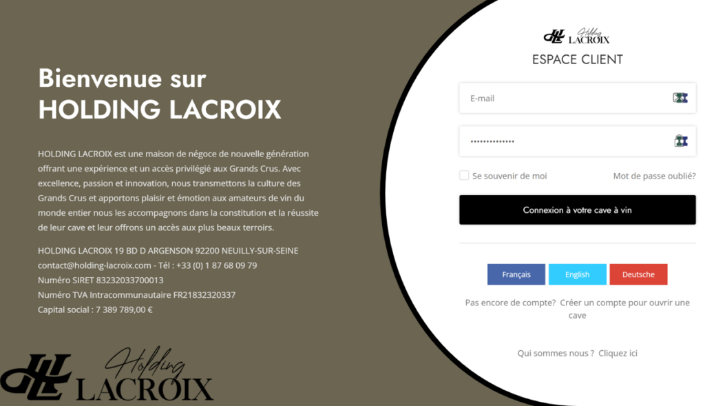 Holding Lacroix arnaque escroquerie www.holding-lacroix.com