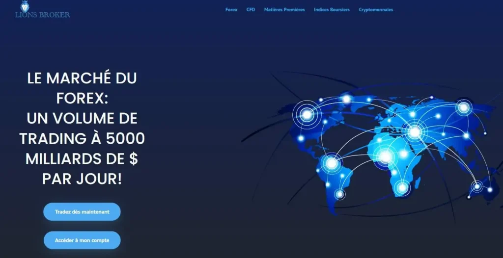 Alerte plateforme Lions Broker