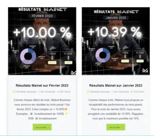 Mainet France est une plateforme frauduleuse, risque d'escroquerie important